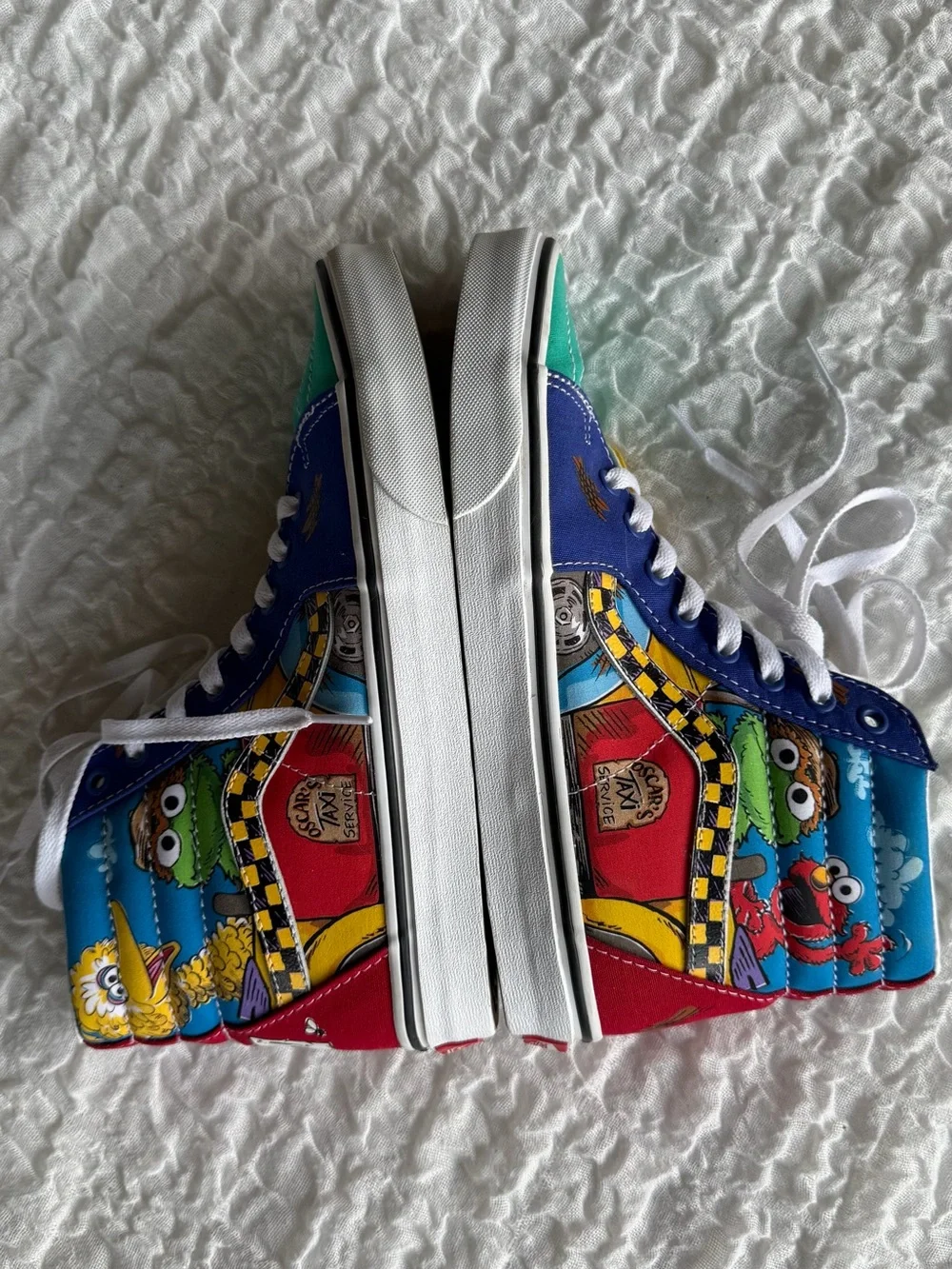 Vans x Sesame Street Sk8-hi High Top Sneakers Women’s 9.5 Men’s 8